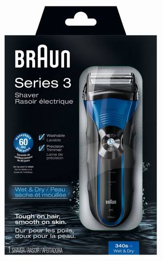 Braun 3Series 340S-4 Wet & Dry Shaver