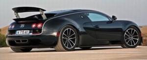 Bugatti Veyron Super Sport from back