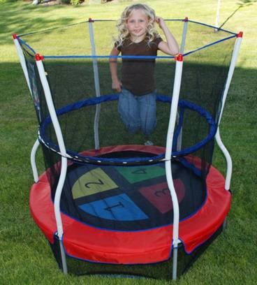 Skywalker Trampolines 4.5 ft. Round Color and Counting Bouncer