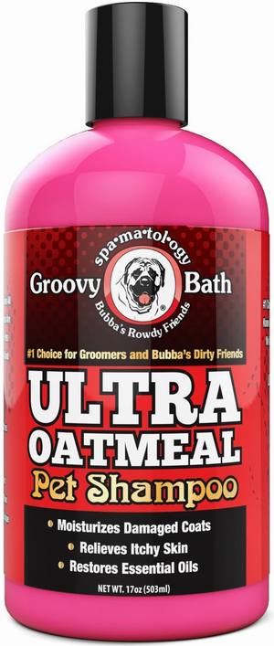 Bubbas Groovy Bath Ultra Oatmeal Dog Shampoo